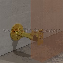 Ives WS20X Manual Wall Holder- Satin Aluminum