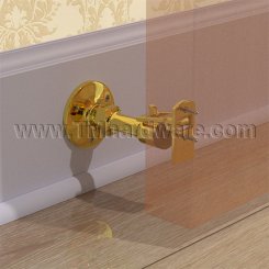 Ives WS20 Manual Wall Holder- Satin Aluminum