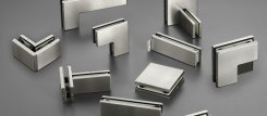 Assa Abloy PFA-90 Glass Sidelite Angle Patch, Clear Anodized Aluminum (US28) Finish