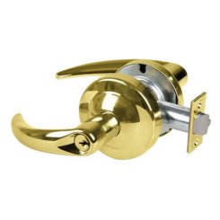 Schlage Omega Door Handle, Vandlgard, ND Series, Vandlgard Entrance/Office Lock, Flat Black