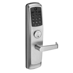 Accentra Smart Lock NTT610-NR nexTouch, Exit Device Trim, Pushbutton keypad, No Radio, Augusta Lever
