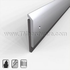Pemko #315SSN Door Bottom, Stainless Steel with .313" Neoprene Seal