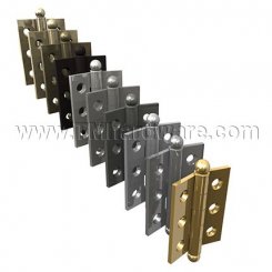 Deltana, Full Mortise Cabinet Hinge, Solid Brass, 2" x 1-1/2"