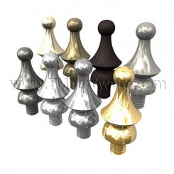 Deltana, Windsor Tip Cabinet Finials, Solid Brass