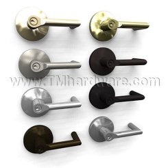 Falcon W Series Grade 2 Medium Duty Cylindrical Quantum Lever with standard Rose in 606 finish