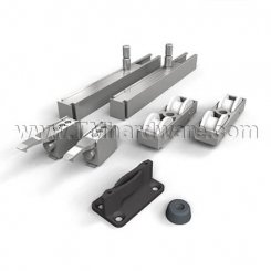 Hawa Junior 80/B Sliding Door Hardware, up to 176 Lbs., Mortised, Top Hung System