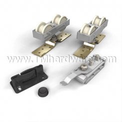 Hawa Junior 160/A Sliding Door Hardware, up to 352 Lbs., Surface Mounted, Top Hung System