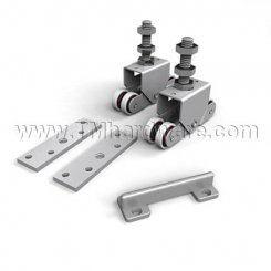 Hettich TopLine Grant 1230 Sliding Hardware, For 1" Doors, 325 Lbs.