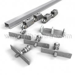 Hettich TopLine Grant 72-223 Sliding Hardware and Track, 1-3/8" Bypass Doors, 150 Lbs