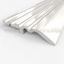 Zero #1673A Half Threshold, 3" (W) Aluminum, Heavy Duty, .5" (H)