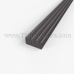 Zero #926N Adhesive Weatherstrip, Ridged Sponge Neoprene