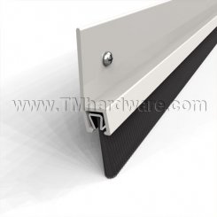 Zero #96A Door Sweep, Aluminum Casing with 1.125" Angled Pile Seal