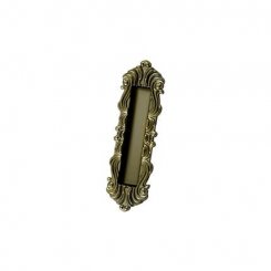 Deltana Flush Pull FPV7178, Victorian, Heavy Duty, Solid Brass