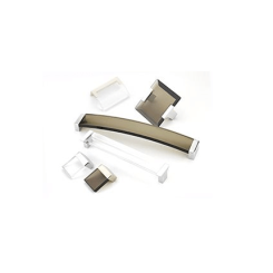 Positano Cabinet Knob- Satin Nickel, Clear