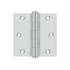 Deltana DTSS33 Satin Stainless Steel (US32D), Plain Bearings, Full Mortise, Stainless Steel Hinge