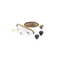 Traditional Cabinet Knob - Polished Brass