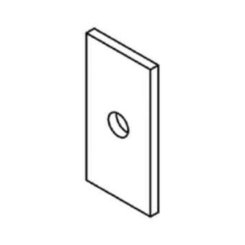 Trimco Rectangular Square Plates, 1/8 Thick