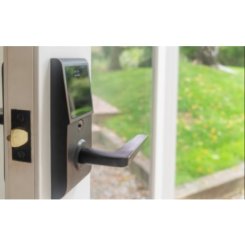 Emtek E4020 EMTouch™ Electronic Keypad Leverset, Satin Brass (US4)