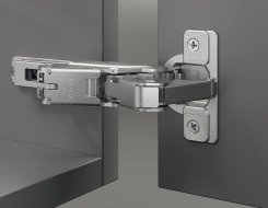 Salice Concealed Hinge, Zero Protrusion, 155° Wide Opening Angle, Dowel, Full Overlay, Silentia+
