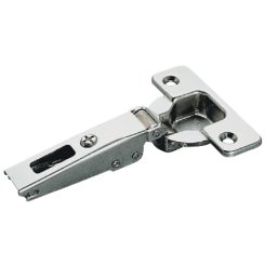 Salice Concealed Hinge, 200 Series, 110° Opening Angle, Screw, 1/2" Overlay, Self-close