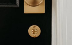 Emtek #8482 Watford, Double Rosette, Thumbturn Privacy Bolt, Arched Thumbturn