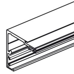 Hafele Slido D-Line12 Upper Running Track, Wall Mounted, Pre-drilled