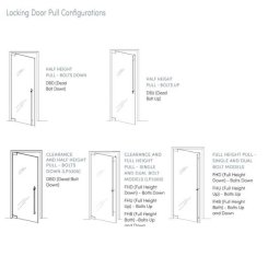 Rockwood LP3305 PostMount Locking Door Pull