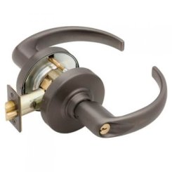 Schlage Sparta Door Handle, Mechanical Door Handle, ND Series, Keyed, Single Cylinder Function, Classroom Exit Lock, Satin Chrome Plated Finish