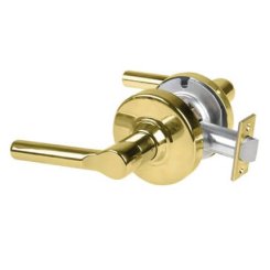 Schlage Broadway Door Handle, Mechanical Door Handle, ND Series, Non-Keyed Function, Passage Latch, Satin Chrome Plated Finish