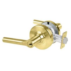 Schlage Latitude Door Handle, Vandlgard, ND Series, Vandlgard Entrance/Office Lock, Satin Chrome Plated