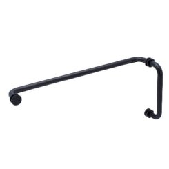 FHC Round Profile 6" Pull Handle And 24" Towel Bar Combo With Metal Washers, Satin Nickel (US15) FInished