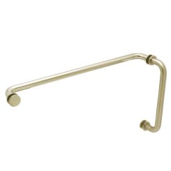 FHC 8" Pull 18" Towel Bar Combo With Metal Washers, Satin Nickel (US15) Finished