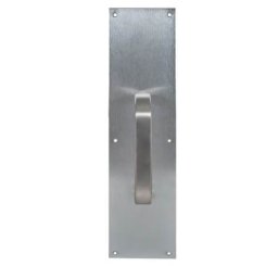 Trimco Half-Round Heavy Duty Pull Plate, 6" and 8” CTC 
