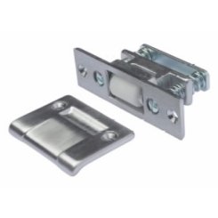 Rockwood #590 Roller Latch with Cast Strike, Heavy Duty, Satin Chrom Finish - QuickShip