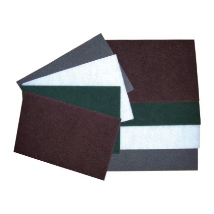 Hafele Sponge Hand Pad, Green, 6" x 9" x 1/4" (W x H x D), General Purpose, Pack of 20