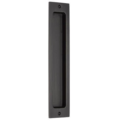 Emtek #220410 Flush Door Pull, Rustic Modern Design