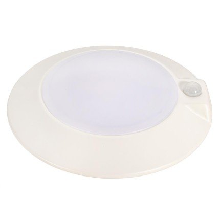 Topaz SDL6-14W-40K-WH-MS Surface Mount Disk Light, Motion Sensor