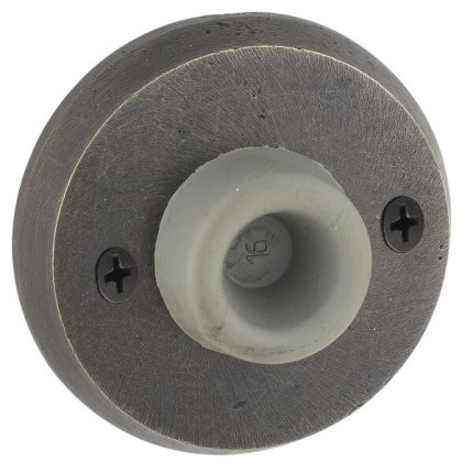 emtek 2255 door stopper in medium bronze finish
