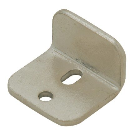Hafele Door Stop, for Double Doors, Nickel Plated, 23 x 11 mm, Pack of 48