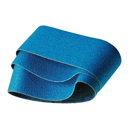 Hafele Portable Sanding Belt, Premier Red, Resin Cloth Open, Zirconia Alumina, 4" × 24", Pack of 5