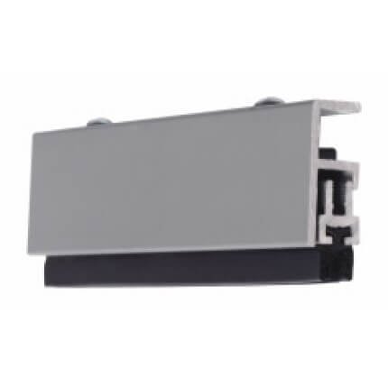 Pemko #379 Door Gasket, Aluminum with Sponge EPDM Seals, Low Profile, 84" Length, Clear Anodized Aluminum Finish - QuickShip