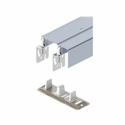 Hager 9614RS By-Pass Track with Fascia, Sliding Door Set