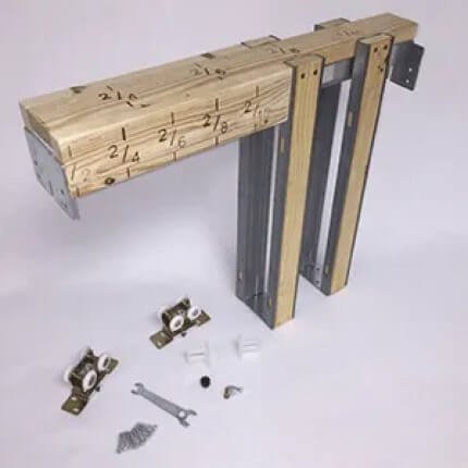 Hager 9850 Heavy-Duty Pocket Door Frame Kits, 2' x 4' Wall