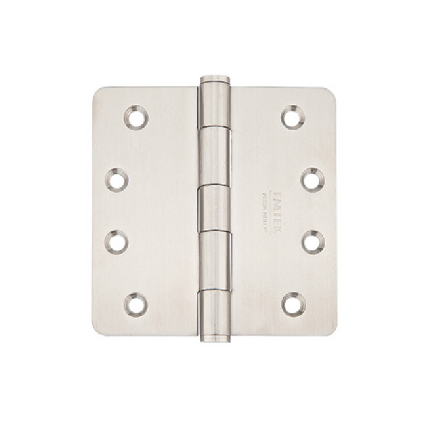 Emtek 9812432D Stainless Steel, Plain Bearing, 4" x 4", 1/4 Radius  Corner - PAIR