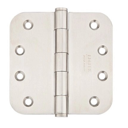 Emtek 9823432D Stainless Steel, Plain Bearing, 4" x 4", 5/8" Radius  Corner - PAIR
