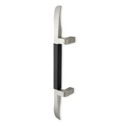 Rockwood RM6131 Offset Pull - Square Posts, Upholstery Leather Pulls