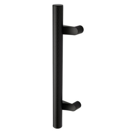 Rockwood RM3481 NeoMax - Post Mounted GripZones, Offset Pull with End Caps