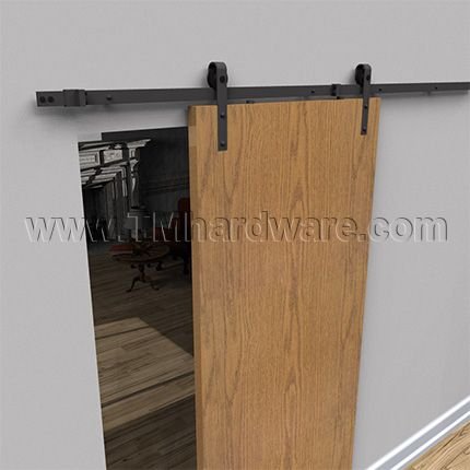 Hager 9457 Barn Door Set Installed