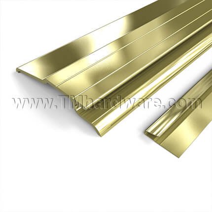 NGP 473BR Interlocking Threshold, 3.5" Brass Inswing, .625" Height