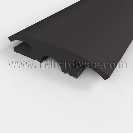 Pemko #EV2325 Carpet Divider, 2.75" Vinyl for Carpet to Tile, .72" Height, 36" Length, Black Finish - QuickShip